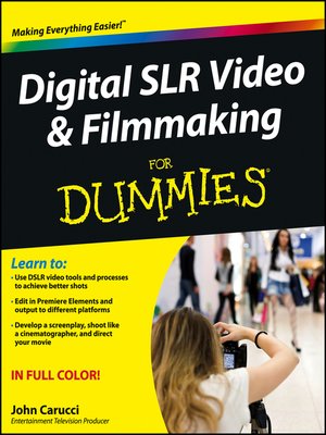cover image of Digital SLR Video and Filmmaking For Dummies
